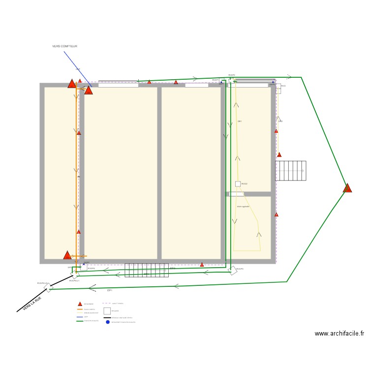 charrie. Plan de 0 pièce et 0 m2