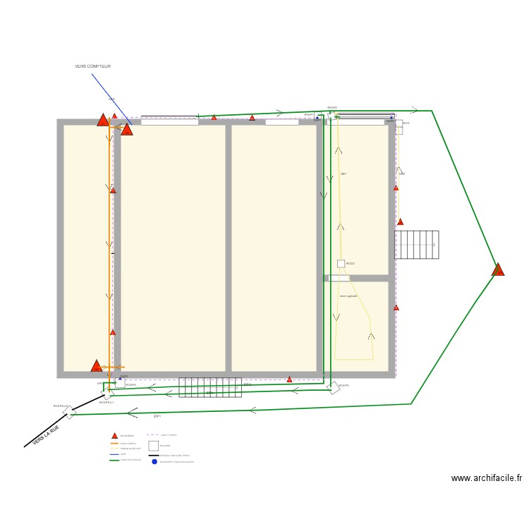 charrie. Plan de 0 pièce et 0 m2