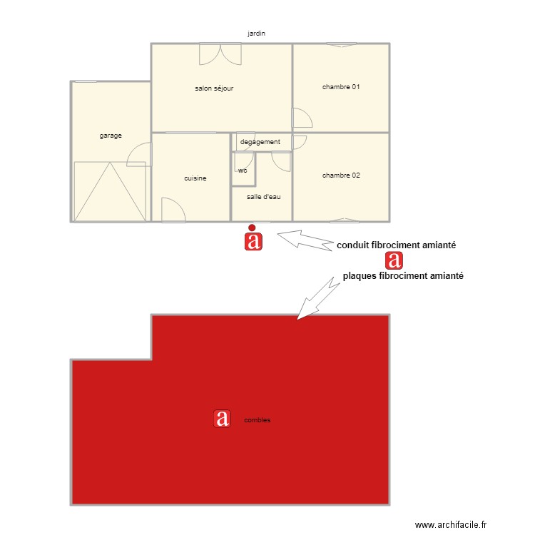 indivision morin am. Plan de 0 pièce et 0 m2