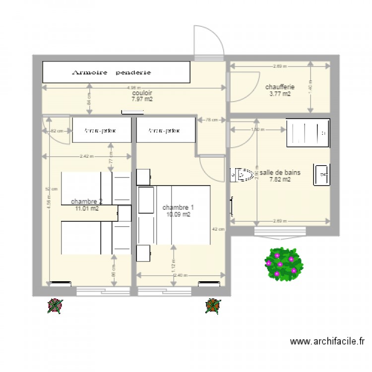 LETARTRE. Plan de 0 pièce et 0 m2