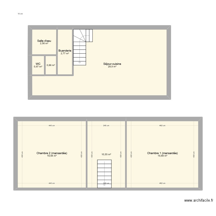 Ti Coz. Plan de 0 pièce et 0 m2
