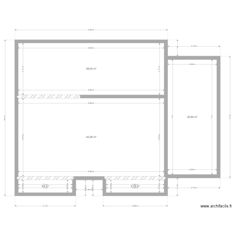 MATOS. Plan de 10 pièces et 193 m2