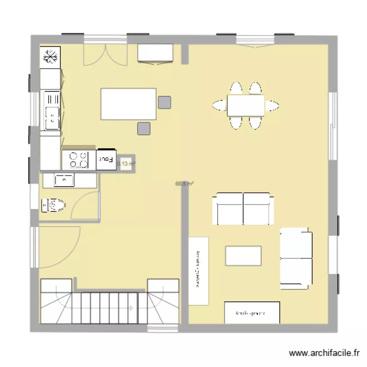 rezdechaussée. Plan de rezdechaussée. Plan de