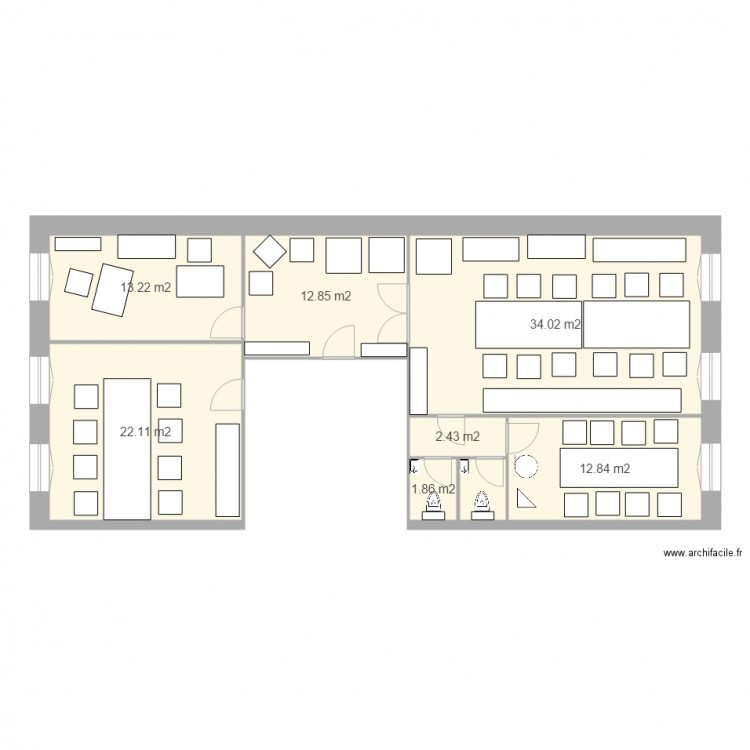 MONTGRAND EXISTANT projet ju 2. Plan de 0 pièce et 0 m2