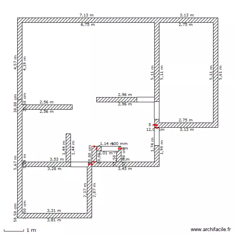 Appartement 21. Plan de 
