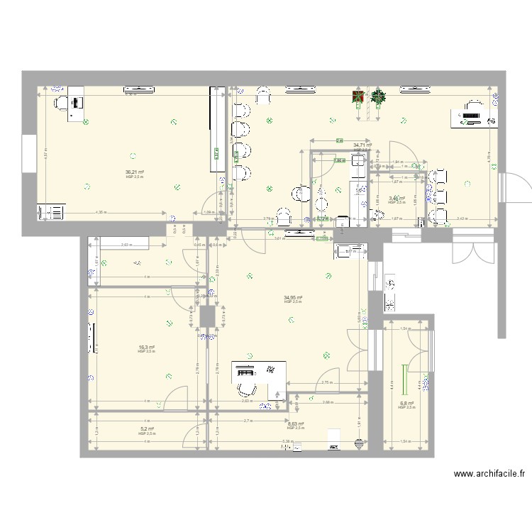 cabinet julien. Plan de 0 pièce et 0 m2