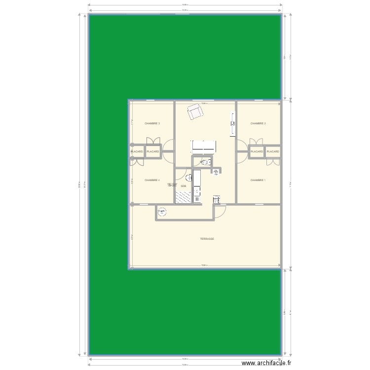 MAISON LYDIA SAINT-ORICE. Plan de 0 pièce et 0 m2
