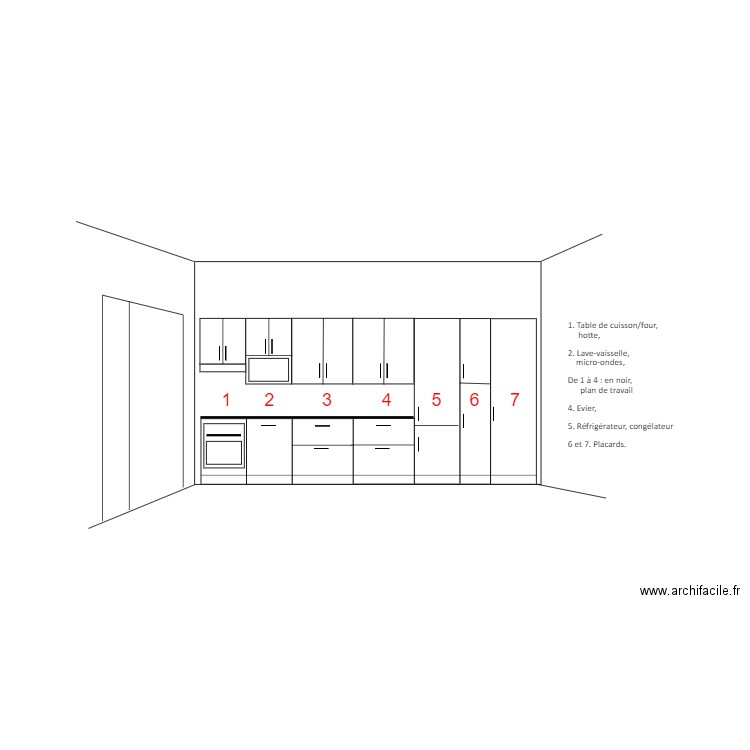 Maison principale cuisine 2. Plan de 0 pièce et 0 m2