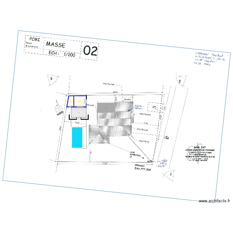 Plan exterieur. Plan de 0 pièce et 0 m2