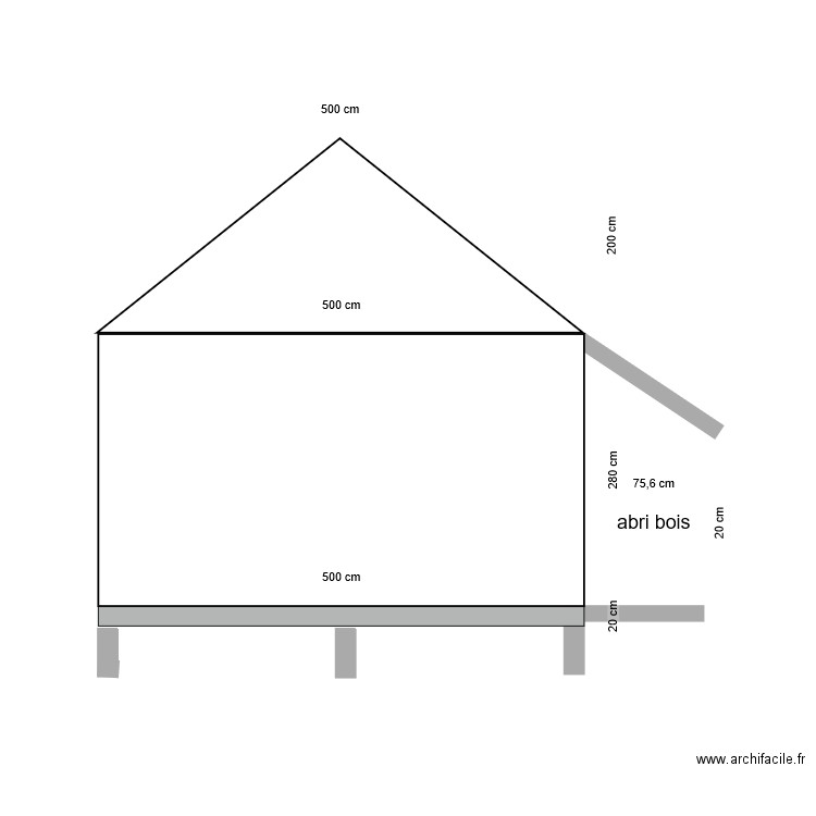 Garage façade arrière ok définitif. Plan de 0 pièce et 0 m2