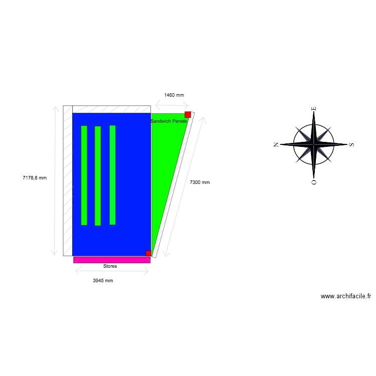 Pergola German Munoz. Plan de 0 pièce et 0 m2
