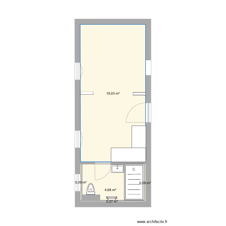 Colas cabane. Plan de 0 pièce et 0 m2