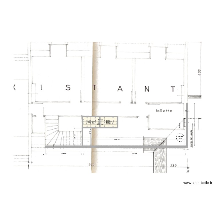 ORLIAC Palier N1. Plan de 0 pièce et 0 m2