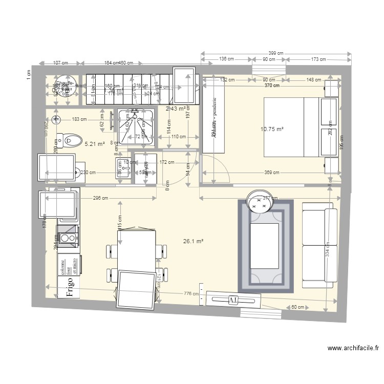 étage 2 projet v4. Plan de 0 pièce et 0 m2