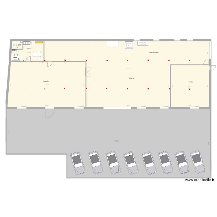 Grange amenagement pièce V5. Plan de 0 pièce et 0 m2