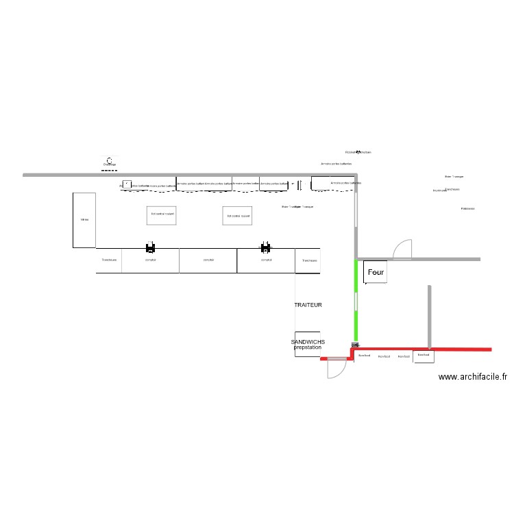 cuisine ath . Plan de 0 pièce et 0 m2