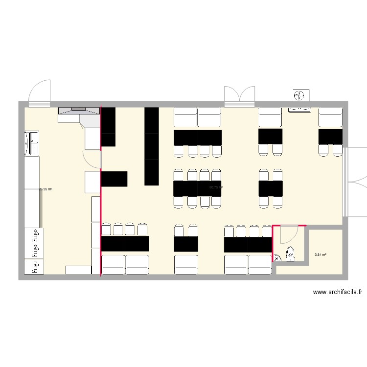 M BOUCHER SURFACE 105M. Plan de 0 pièce et 0 m2