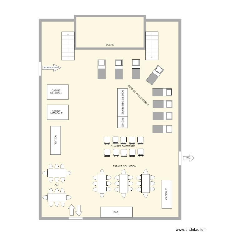 RUISBROEK. Plan de 2 pièces et 109 m2