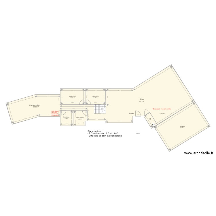 Maison Saint C Titi plan futur. Plan de 0 pièce et 0 m2