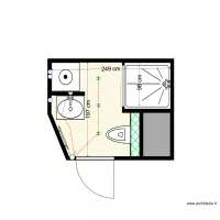 PLAN SALLE DE BAINS SANDY
