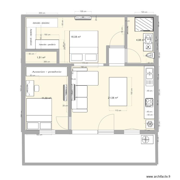 chemin des planche. Plan de 0 pièce et 0 m2