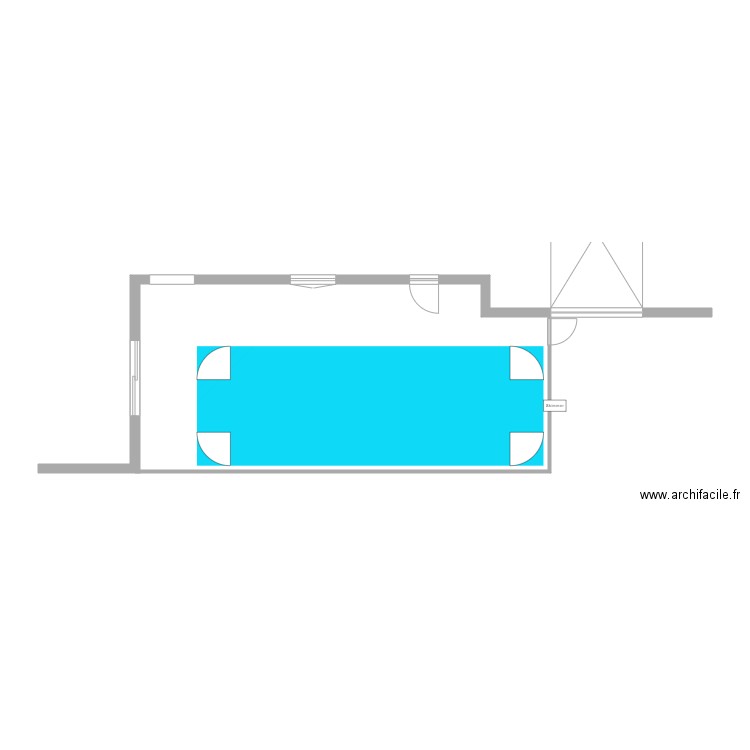 Pisicine4. Plan de 0 pièce et 0 m2