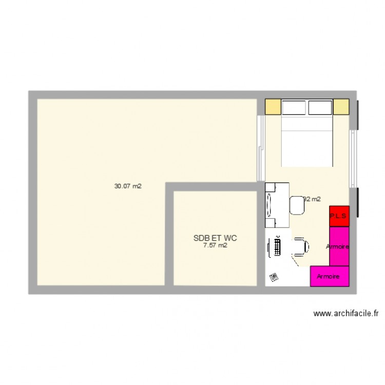 Maison Soukaina. Plan de 0 pièce et 0 m2