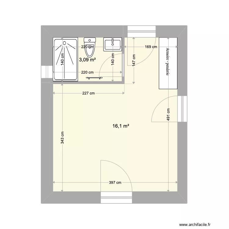 STUDIO 3. Plan de 