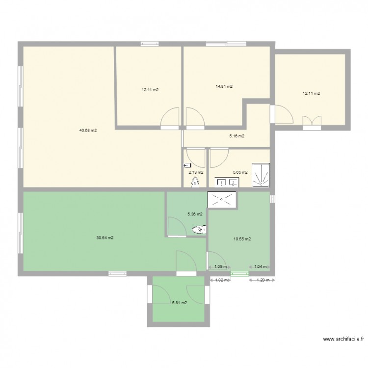 AUDIT RDJ après travaux. Plan de 0 pièce et 0 m2