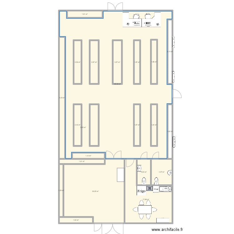 PLAN MAGASIN WURTH 1. Plan de 0 pièce et 0 m2