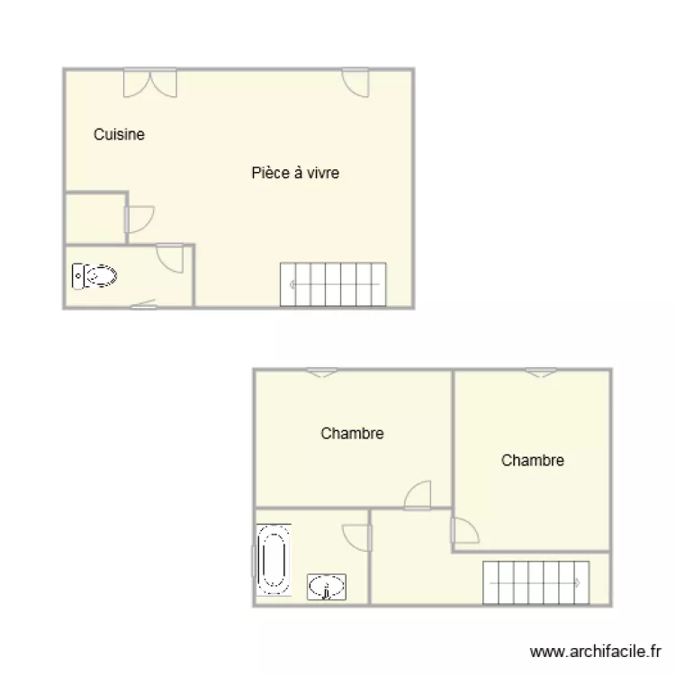 Plan 2069 Dumas Marie Rose. Plan de 