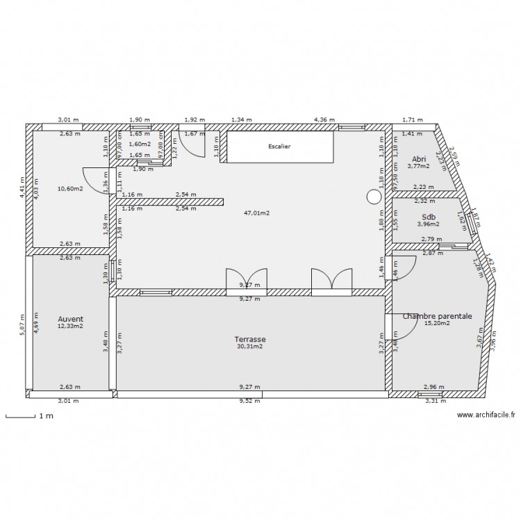Bastide 120. Plan de 0 pièce et 0 m2