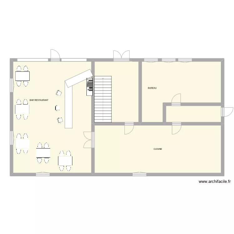 TABAC D'ELO. Plan de 
