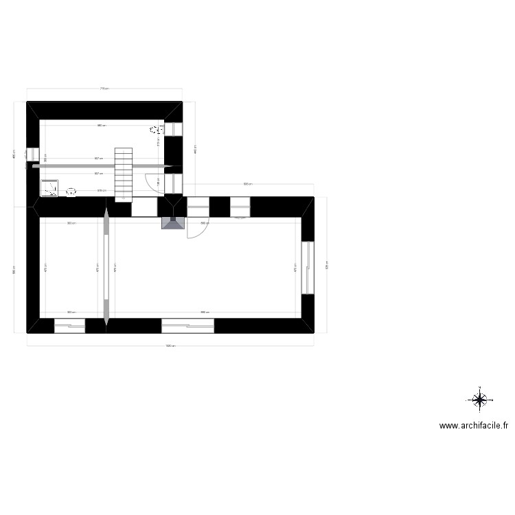 PLAN BERGERIE RDC 2. Plan de 0 pièce et 0 m2