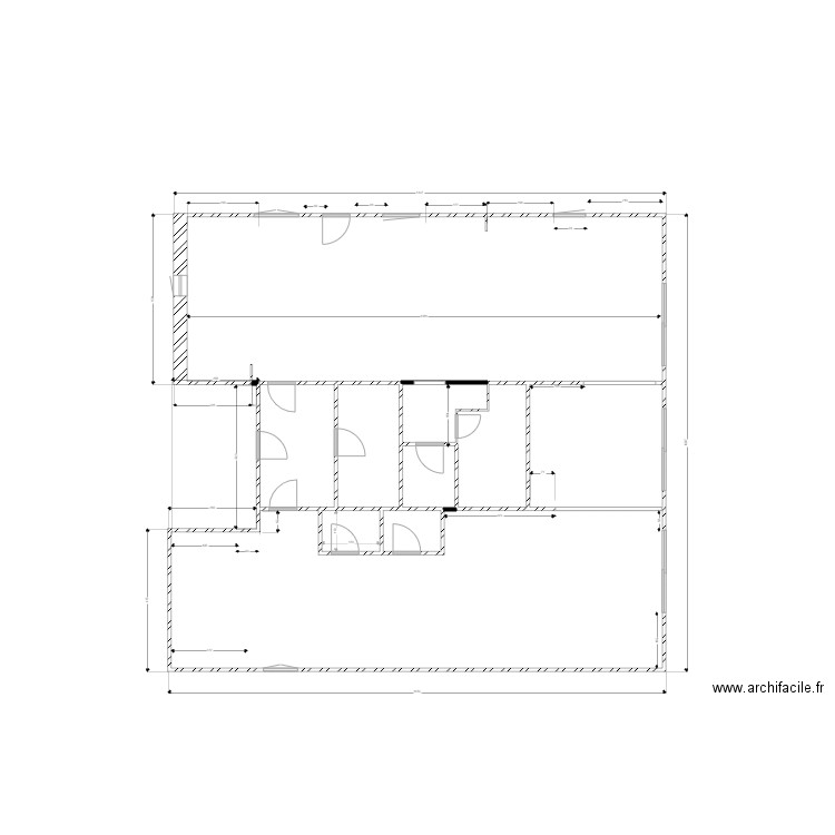 RDC. Plan de 0 pièce et 0 m2