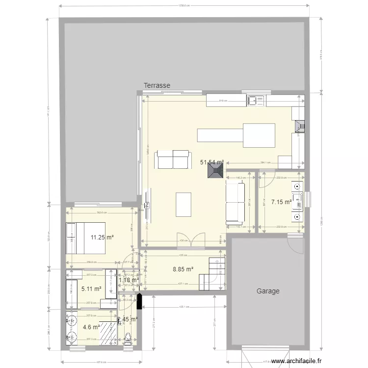 MAISON 6. Plan de 