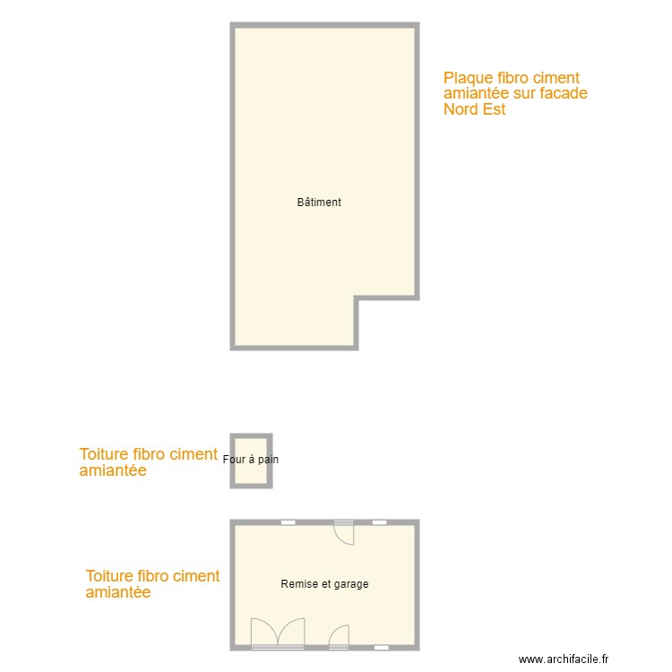 Croquis PETERLIN Cour. Plan de 0 pièce et 0 m2