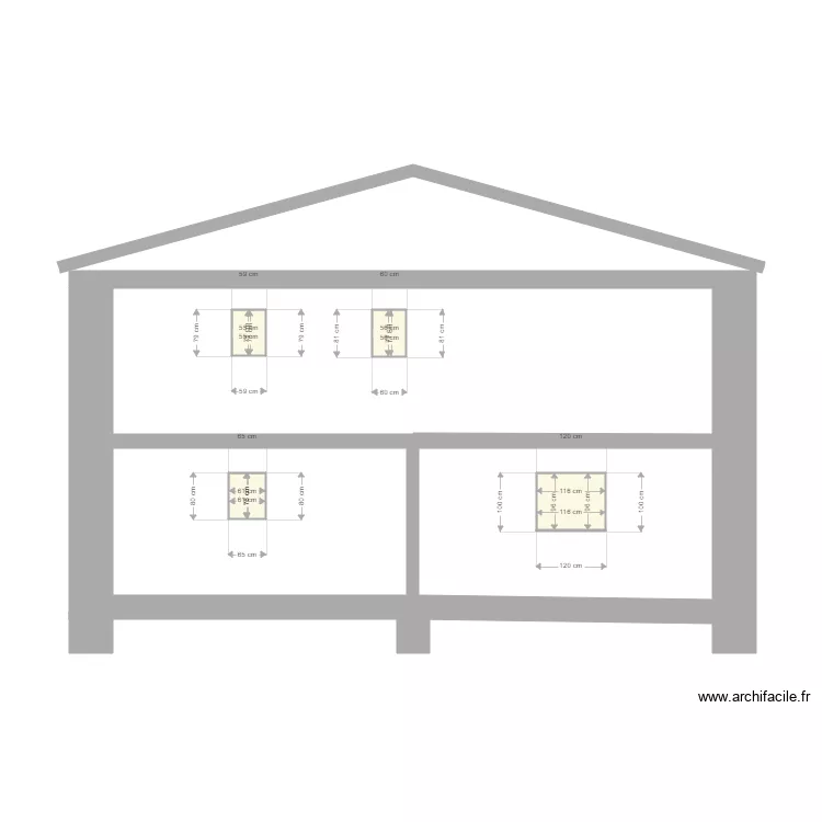 BERGERIE PIGNON OUEST. Plan de 