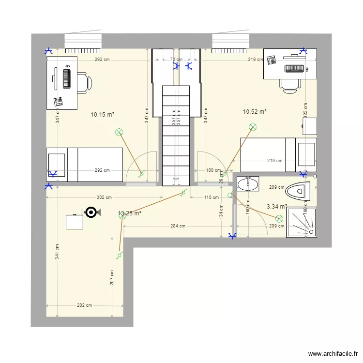 23B étage. Plan de 23B étage. Plan de