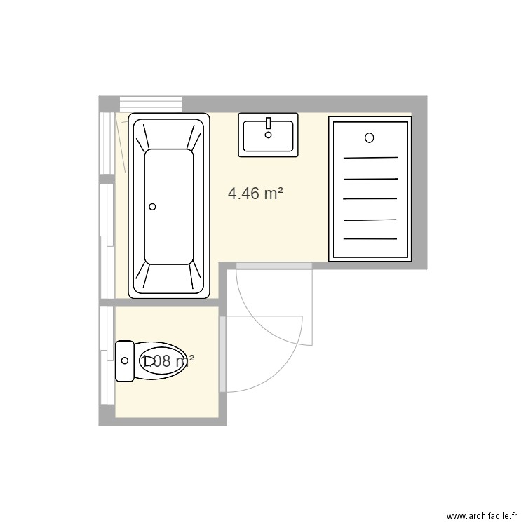 SDB2 Vincent. Plan de 0 pièce et 0 m2