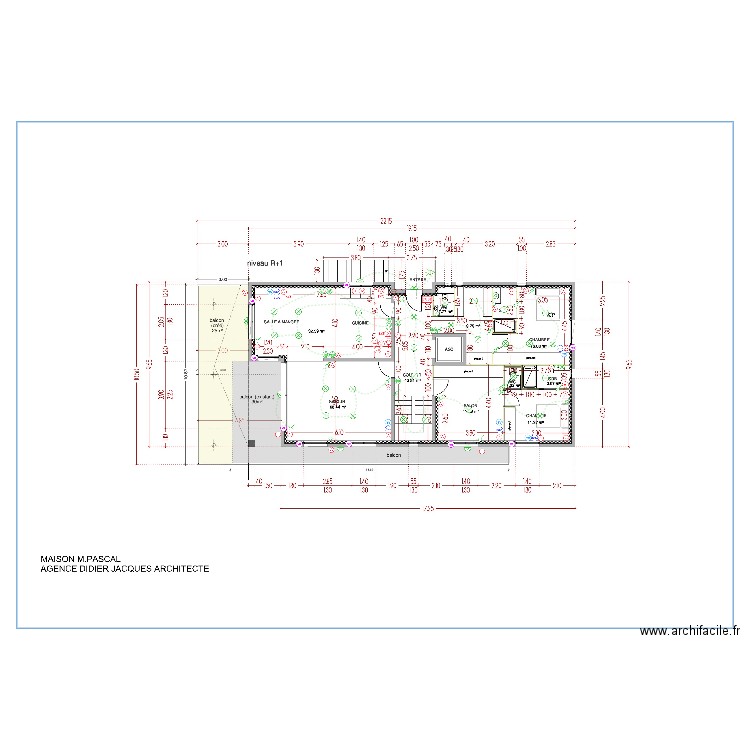 M PASCAL R+1. Plan de 0 pièce et 0 m2