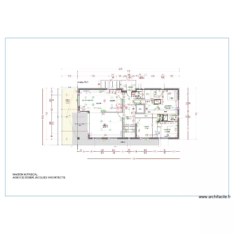 M PASCAL R+1. Plan de 
