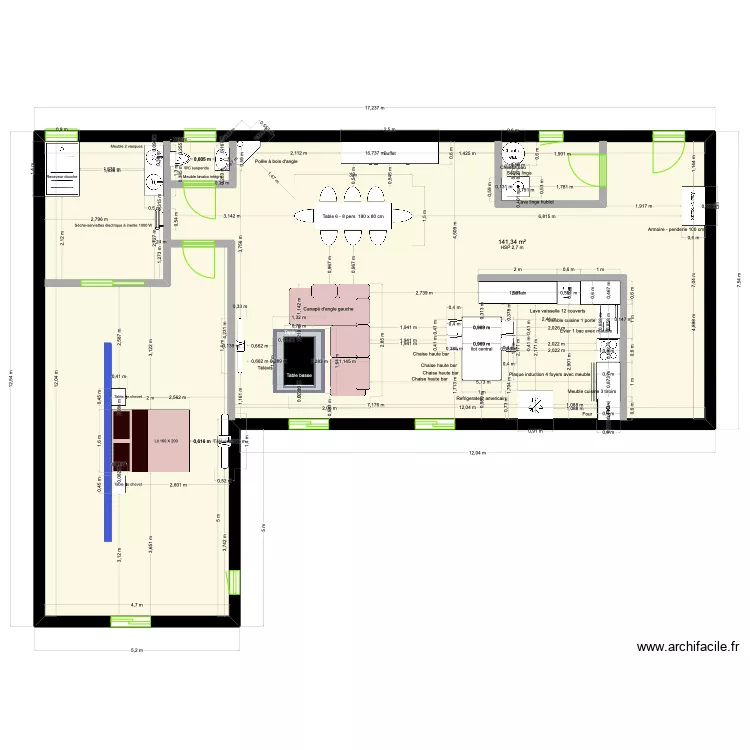 Maison 3. Plan de 