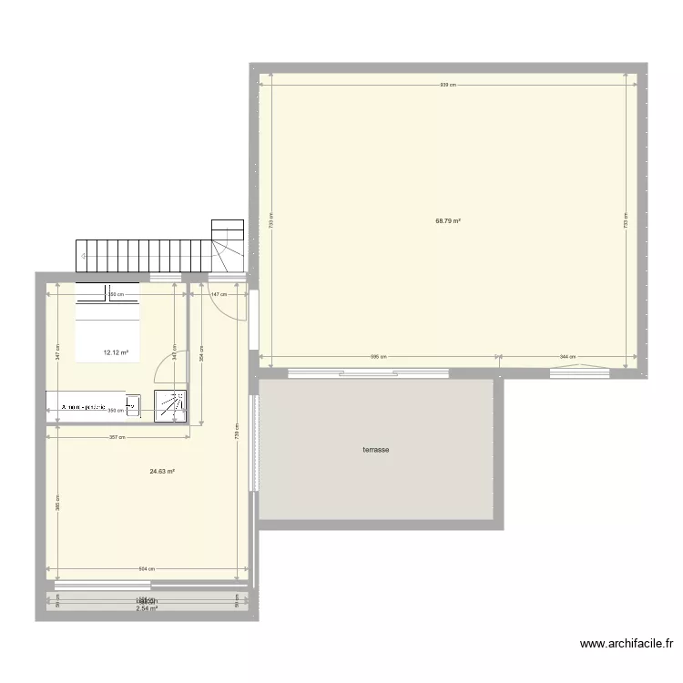 narbonnne plage plan au sol. Plan de 