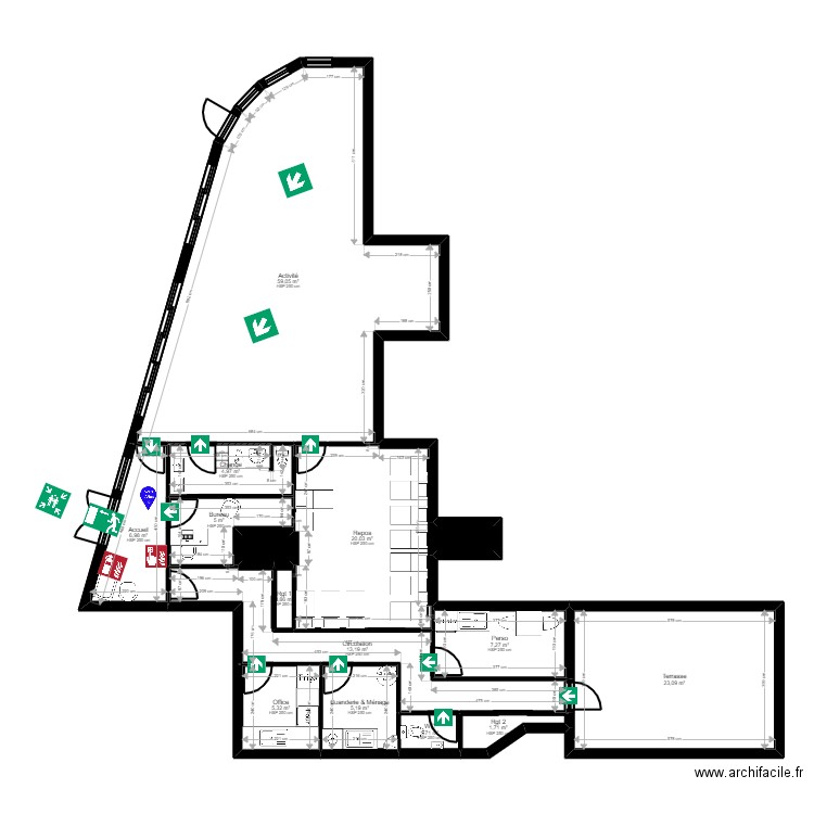 THIAIS 2 Projet Jordan evac. Plan de 0 pièce et 0 m2
