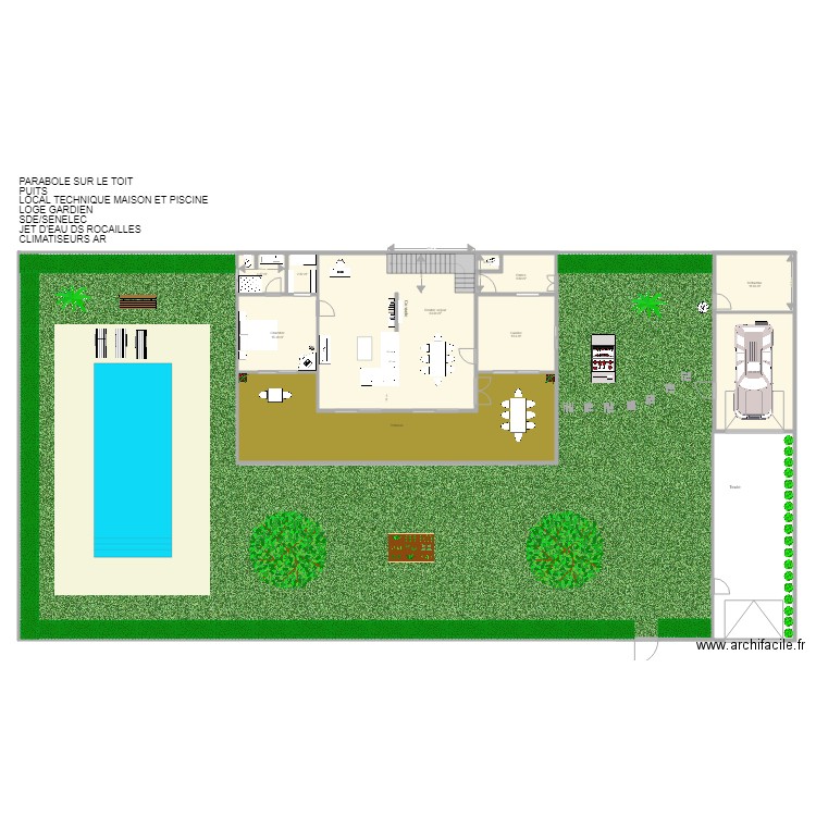 Villa Ngaparou v2. Plan de 0 pièce et 0 m2