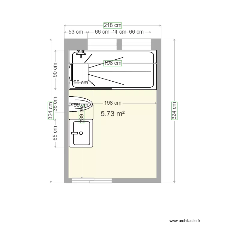BARALE 200-90. Plan de 