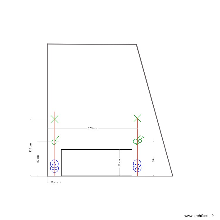 monge elec chambre. Plan de 0 pièce et 0 m2