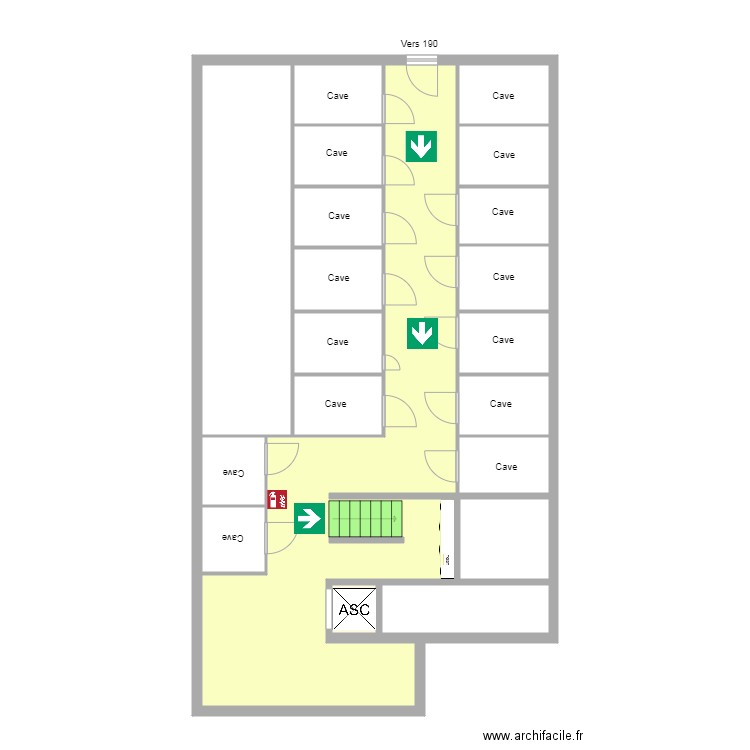 Chanot 190 Sous sol. Plan de 0 pièce et 0 m2