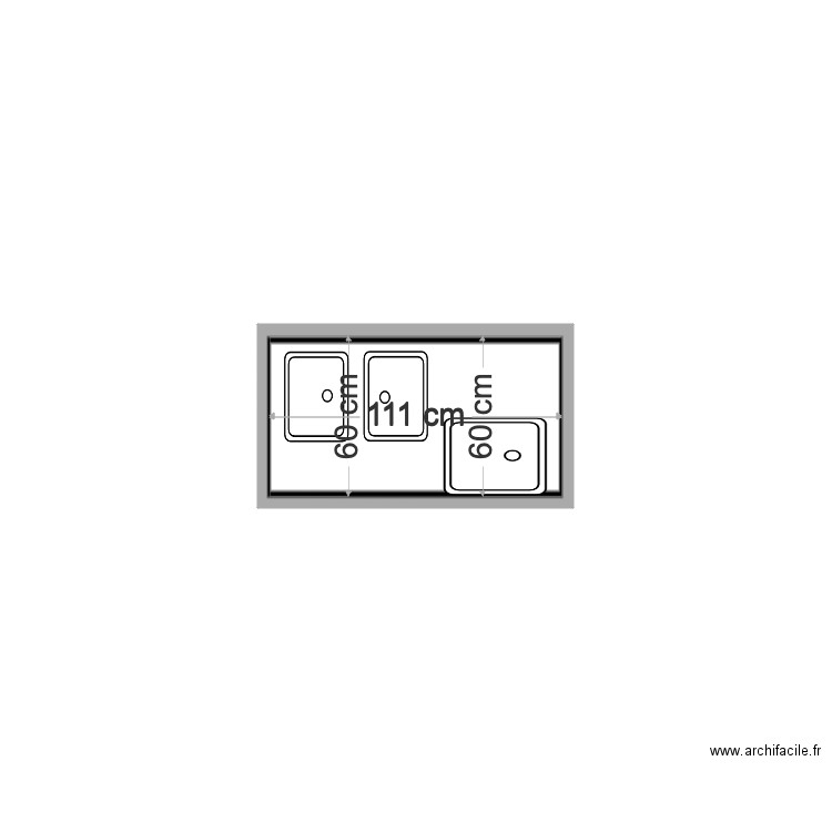 meuble 1. Plan de 0 pièce et 0 m2